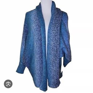 🔥Jessica Simpson Blue Chunky Knit Cardigan Sweater